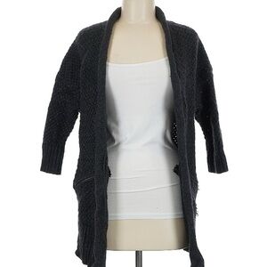 Banana Republic Charcoal Italian wool Cardigan